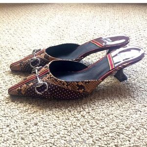 Jeffrey Campbell pointed toe mules